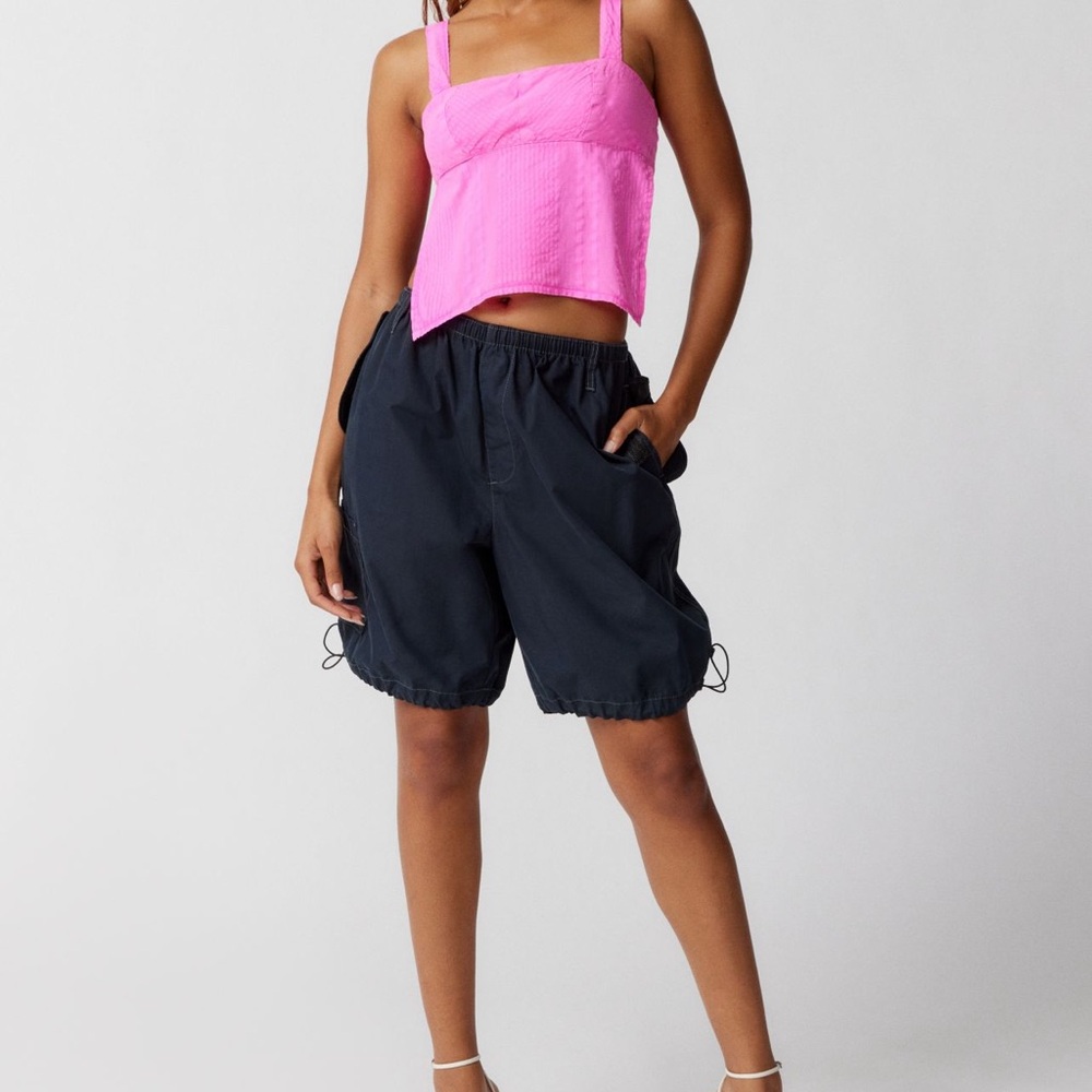 Urban Outfitters Pink Open-Back Tank